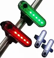 Vantone LED Navigation Light Kit for Kayak, Dinghy, Canoe, Boat Stern, Pontoons, Bike Tail, Portable Battery Operated Rechargeable LEDs for Night Fishing Paddling