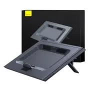 Baseus ThermoCool Heat-Dissipating Laptop Stand (Turbo Fan Version)-Gray