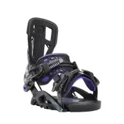 Nidecker Flow Fuse Fusion Men's Rear Entry Snowboard Bindings, Miami Camo, Large