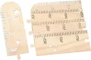 GOOHOCHY Wooden Boys and Girls Growth Chart Star Decorative Height Measurement Chart for Boys and Girls Room Decor