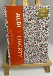Aldi X Liberty Chamomile Lawn Deluxe A5 Notebook 2pk - New