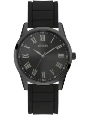 [Guess] Charter Black Silicone Watch