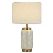SENECA Table Lamp White Gold - SENECA TL-WHGD