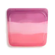 Stasher Silicone 828ml/19cm Reusable Sandwich Bag Storage Pouch Coral Triangle