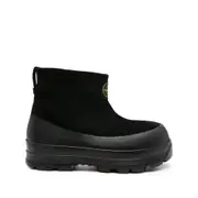[Stone Island] Stone Island Suede Rubber-band Boots 41 IT BLACK