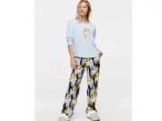 Peter Alexander Women's Shrek Flannelette PJ Pants/LS Top - Size XXS - BNWT