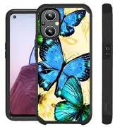 FUSION Case For OnePlus Nord N20 5G Hybrid Phone Cover BUTTERFLY BLUE