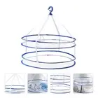 Folded Mesh Clothes Dryer Sock Hangers Mesh Clothes Drying Rack
