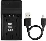 CGA-S002 USB Charger for Panasonic Lumix DMC-FZ15, DMC-FZ18, DMC-FZ2, DMC-FZ20, DMC-FZ28, DMC-FZ3, DMC-FZ30, DMC-FZ35, DMC-FZ38, DMC-FZ4, DMC-FZ5, DMC-FZ50, DMC-FZ7, DMC-FZ8 Camera and More