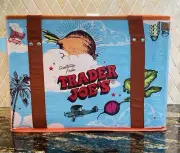 NEW Trader Joe's Stand-Up Collapsible Grocery Tote Sturdy Limited Hard Sides