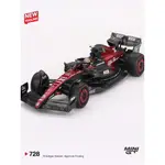 【特價】現貨 GT 1:64 ALFA ROMEO C43 24號77號2023年澳洲站F1周冠宇