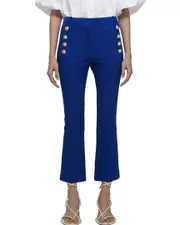 Derek Lam 10 Crosby Robertson Crop Flare Trouser