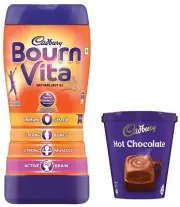 BOURNVITA Cadbury Chocolate Health Drink 2 Kg & Cadbury Hot Chocolate Powder200g