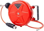 8mm Automatic Retractable Hose Reel for Car Wash, Garden Irrigation, Wall Mount High Pressure Water Pipe Holder, 10m Length