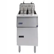 Pitco Electric Fryer 2 Baskets, Solid State Control, 9'' Adjustable Legs, Lid, 24 L Oil Capacity SE14 SSTC