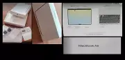 MacBook Air LAPTOP COMPUTER PC EMPTY BOX JUST BOX GOOD CATALOG AND STICKERS GOOD