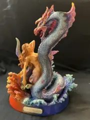 Art of Boris Vallejo & Julie Bell Statue Spencer's Gifts 2000 NEW MIB FREE S&H
