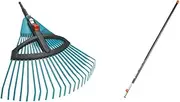 GARDENA combisystem Plastic Adjustable Rake & 3713-U combisystem Aluminium Handle