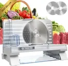 Electric Meat Slicer 6.8" Stainless Blade Adjustable Cheese Bread Veggie