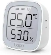 Tapo Smart Temperature & Humidity Monitor, Real-Time & Accurate, E-Ink Display,