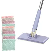 Face Towel Mop Hands-Free Reusable Clip Household Scrub Face Towel Wet Wipes Mop