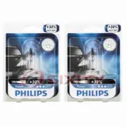 2 pc Philips High Beam Headlight Bulbs for Fiat Palio Panda Strada Uno wi