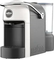 Lavazza, A Modo Mio Jolie, Coffee Capsule Machine, Compatible with A Modo Mio Coffee Pods, Quiet, with Removable Cup Rest, Automatic Shut-Off, Washable Components, 1250 W, 220–240 V, 50–60 Hz, White