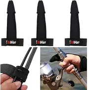 wdcfxy Professional Fishing Finger Protector Gloves, Single-Finger Design, Anti-Slip, 3-Pack, Black