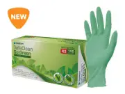SafeClean Go Green Biodegradable Textured Nitrile Examination Gloves