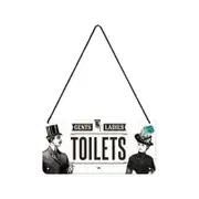 Nostalgic-Art Hanging Sign Toilet