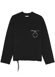 Honor The Gift Logo-embroidered Cotton Sweatshirt - Black - M M