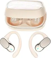Over Ear Earbuds | Wireless Comfort Outer Ear Headphones | Portable Players for Kids Women Game Sports Work Swimming Activities