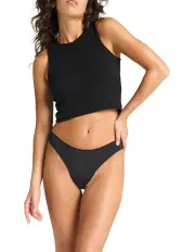 [Modibodi] Seamfree Period Thong Light Moderate in Black