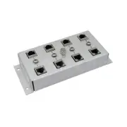Cat6 4 Port 10 100 1000 Base T Gas Tube Lightning Protector