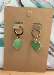 1.5 Inch Silver-tone Earring Teardrop Set Dangle Drop Hook New Free Ship 2895
