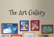 The Art Gallery Kids Nursery Art Display Wall Sticker Decal