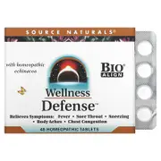 Source Naturals, Wellness Defense, 48 Homeopathic Tablets