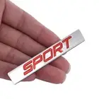 3D Sport Logo Sticker Badge Emblem Silver&Red Car Styling Sticker Accessories