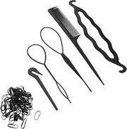 Gatuida 1 Set Hair Comb Tool: Invisible Bun Tool Kit - Multi-functional Hair Braiding Set For Elegant Updos And Braids Effortlessly