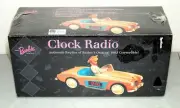 New! Mint! Vtg Telemania BARBIE Convertible Car ALARM CLOCK RADIO in Cellophane!