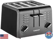 Cuisinart CPT-142BK 4-Slice Compact Plastic Toaster, Black
