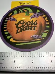 COORS BREWING CO of GOLDEN CO, "COORS LIGHT" BEER COASTER.