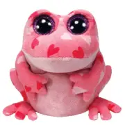 TY Beanie Boos - SMITTEN the Pink Frog (Glitter Eyes) (6 inch) - MWMTs Boo Toy