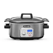 DeLonghi Livenza 5.5L Slow Cooker with 24h Programmable Timer & LCD Display CKS1660D