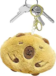 [Generic] Animal Pouch Change Purse - Soft Coin Bag with Buckle,Portable Animals Coin Purse, Funny Keychain Plush Ornaments for Girls, Boys