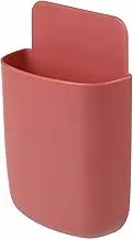 Remote Control Storage Box Stylish Wall Mount Holder for Living Room Bedroom (Red)