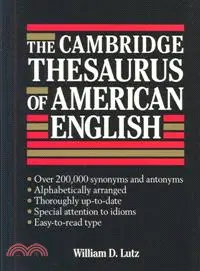 在飛比找三民網路書店優惠-The Cambridge Thesaurus of Ame