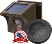 Sistema De Alarma Entrada Inalambrica Solar Para Exterior Con Sensor Movimiento