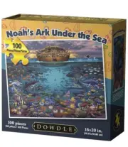 DOWDLE JIGSAW PUZZLE: Noah's Ark Under the Sea By Eric Dowdle 100 PIECES