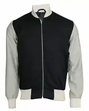 New Ansel Elgort Baby Driver Movie Varsity Cotton Bomber Jacket